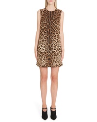 Dolce & Gabbana Leopard Print Shift Dress