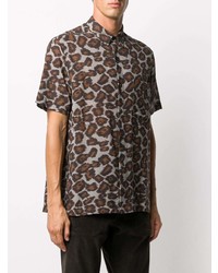 Nanushka Leopard Print Shirt