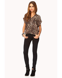 Forever 21 Essential Leopard Print Top