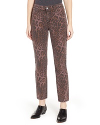 PROSPERITY DENIM Leopard Print Skinny Jeans