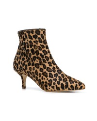 Polly Plume Leopard Ankle Boots