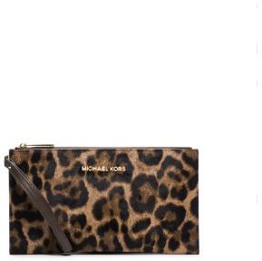 michael kors leopard clutch