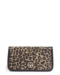 Tory Burch Adalyn Leopard Raffia Clutch, $325 | Nordstrom | Lookastic