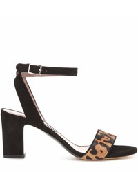 Tabitha Simmons Leticia Suede And Calf Hair Sandals