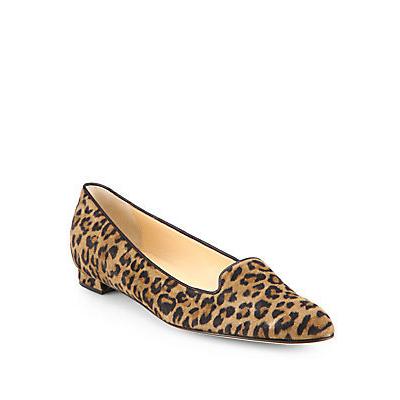 Manolo Blahnik Sharif Leopard Print Suede Loafers Leopard, $665 | Saks ...