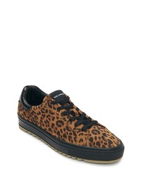 KARL LAGERFELD PARIS Suede Leopard Print Sneaker