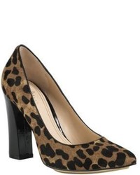 Cole Haan Chelsea Leopard Printed Haircalf Pumps