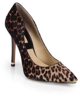 michael kors leopard heels