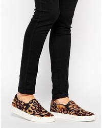 Aldo Jerayng Leopard Slip Sneakers $113 | Asos | Lookastic