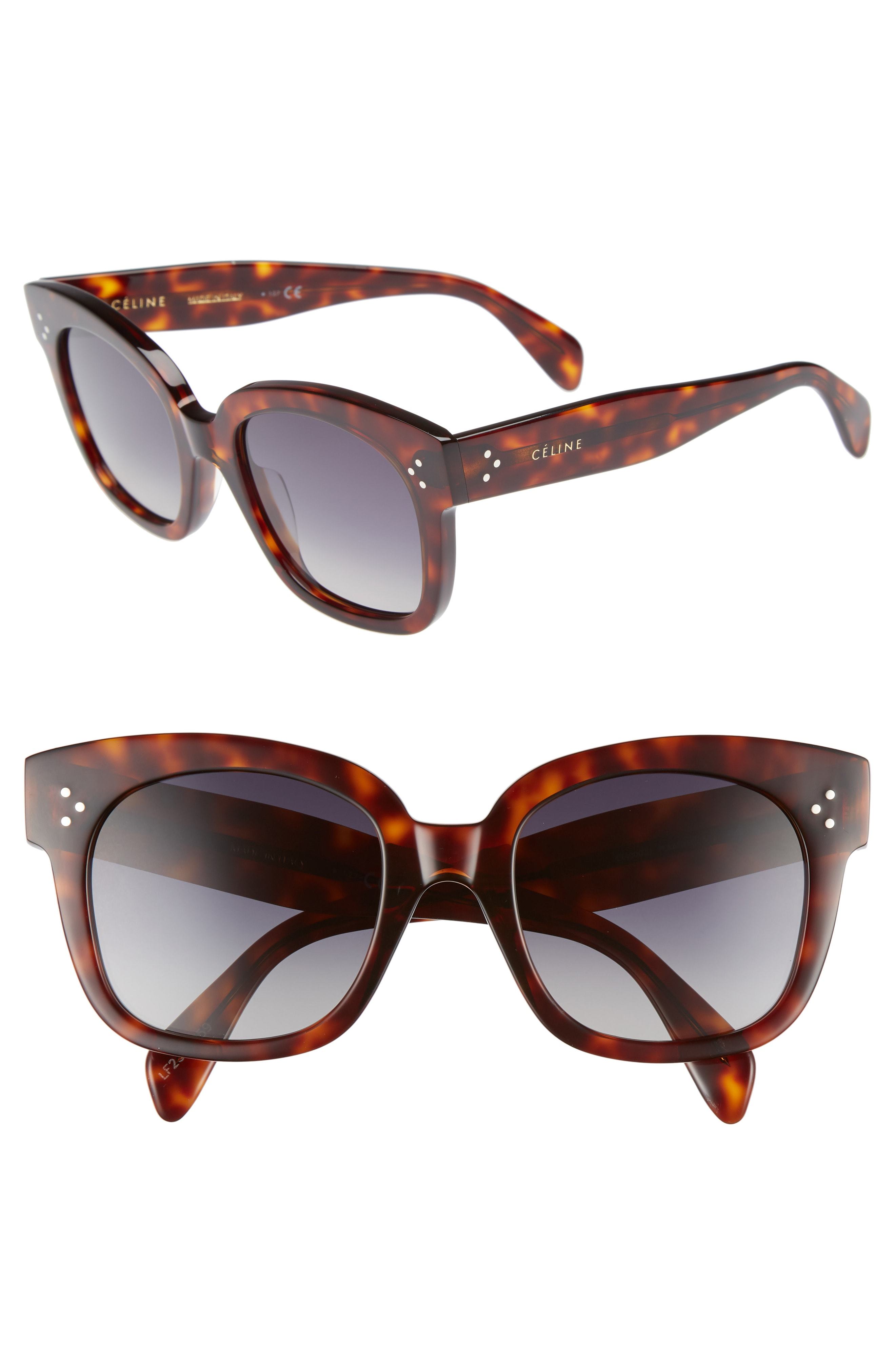 Celine 54mm 2025 square sunglasses