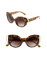 NEM Audrey 50mm Cutout Cat Eye Sunglasses