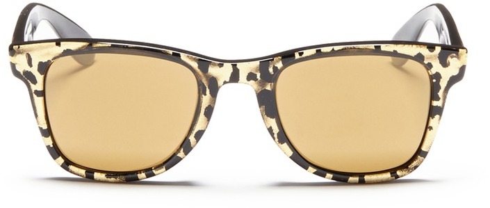 Carrera By Jimmy Choo 6000 Metallic Leopard Resin Sunglasses, $225 | Lane  Crawford | Lookastic