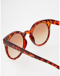 Asos Collection Kitten Sunglasses With Metal Top