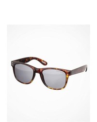 Express Tortoise Studded Square Sunglasses Brown