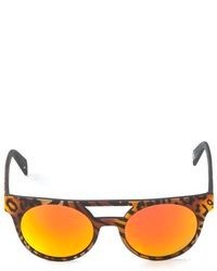Italia Independent Leopard Print Sunglasses