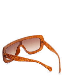 Shein Leopard Oversized Visor Sunglasses