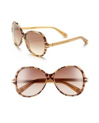 Marc Jacobs 60mm Sunglasses Leopard Honey One Size