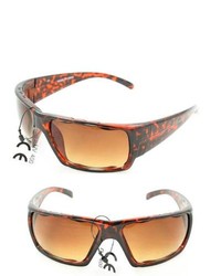 Overstock Leopard Wrap Fashion Sunglasses