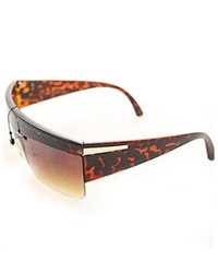 Soul Wireless P1862leopard Fashion Big Lens Celebrity Sunglasses P1862 Gaga Wild Brown Leopard Lightweight Plastic Frame For And