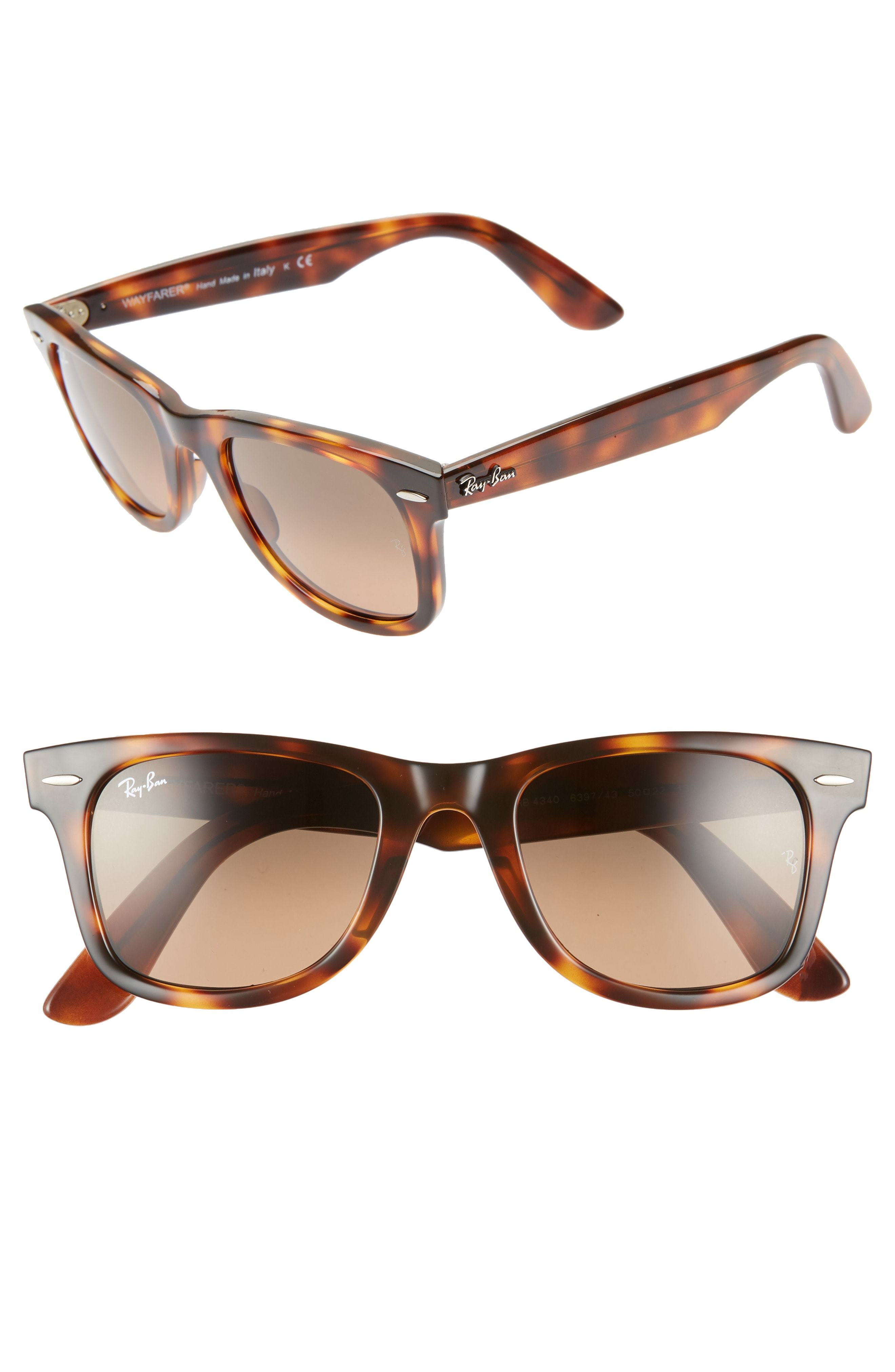 Ray-Ban Wayfarer 50mm Gradient Sunglasses, $168 | Nordstrom | Lookastic