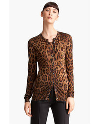 Brown Leopard Sweater