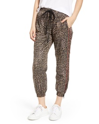 Pam & Gela Leopard Print Track Pants