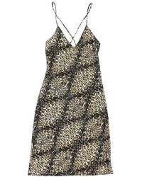Wren Lace Back Cami Dress Leopard