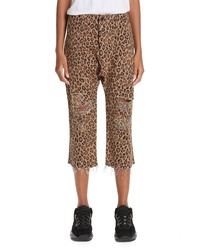 R13 Leopard Utility Pants