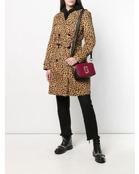Dondup Leopard Print Trench Coat