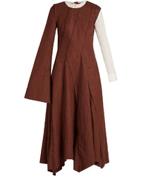 Loewe Asymmetric Long Sleeved Dress