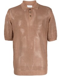Ballantyne Knitted Linen Polo Shirt