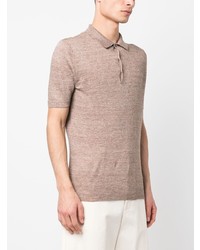 Fileria Short Sleeved Linen Polo Shirt