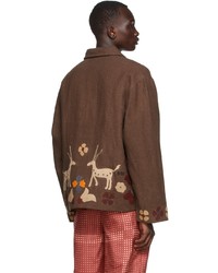 Bode Brown Limited Edition Twin Antelope Jacket