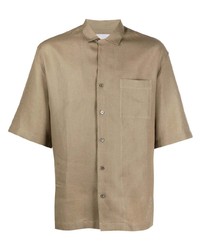 PT TORINO Short Sleeve Linen Shirt