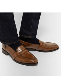 Tom Ford Taylor Polished Leather Penny Loafers