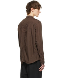 Undercover Brown Cotton Shirt