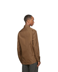 Lemaire Brown Regular Shirt