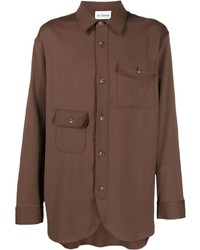 Han Kjobenhavn Han Kjbenhavn Flap Pocket Long Sleeve Shirt