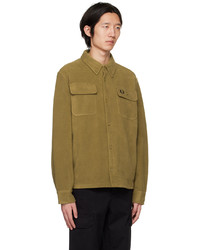 Fred Perry Khaki Relaxed Fit Shirt