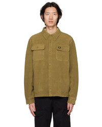Fred Perry Khaki Relaxed Fit Shirt