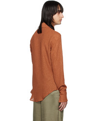 Ludovic De Saint Sernin Orange Slim Shirt