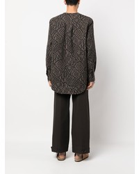 Andersson Bell Round Neck Jacquard Shirt