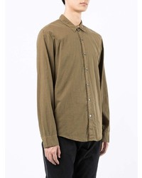 James Perse Standard Long Sleeve Cotton Shirt