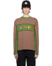 Brain Dead Brown Connections Long Sleeve T Shirt