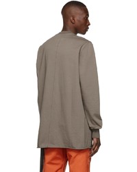 Rick Owens DRKSHDW Grey Cotton Sweatshirt