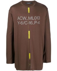 A-Cold-Wall* System Lounge Long Sleeved T Shirt