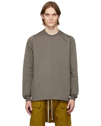 Rick Owens Taupe Short Crewneck Sweatshirt