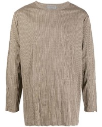 Yohji Yamamoto Wrinkled Long Sleeve T Shirt