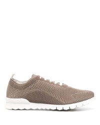 Kiton Lace Up Knit Sneakers