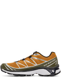 And Wander Orange Green Salomon Edition Xt 6 Sneakers